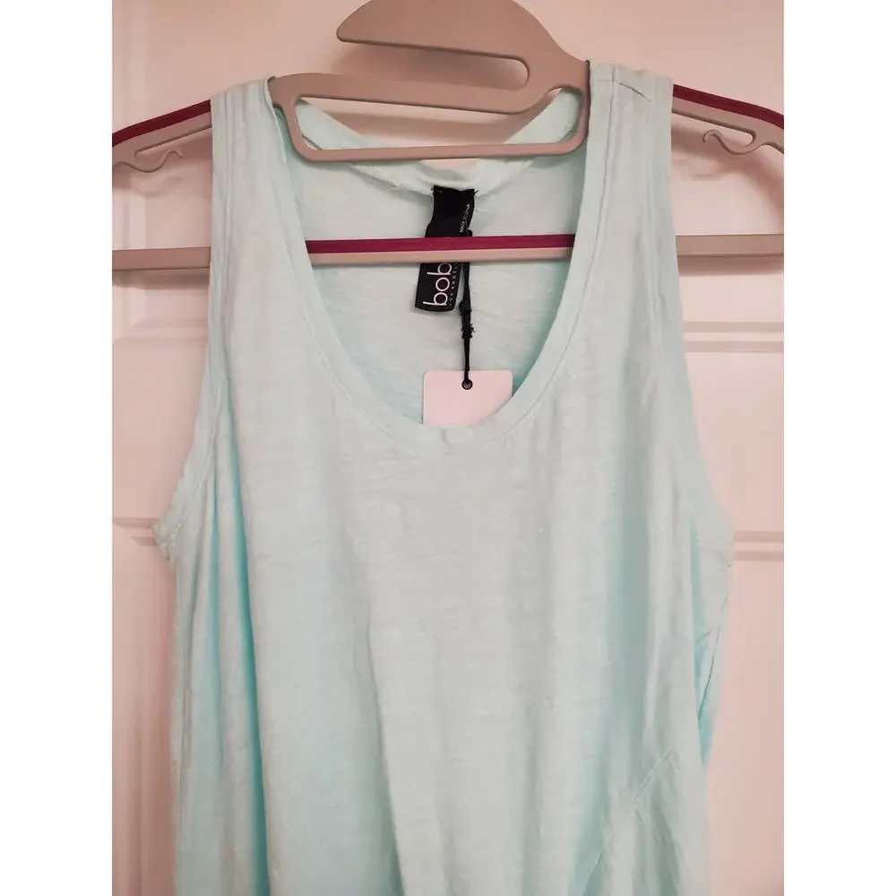 NEW NWT Bobi Teal Tank Top with Front Knot | Size X-Small - Picture 4 of 9